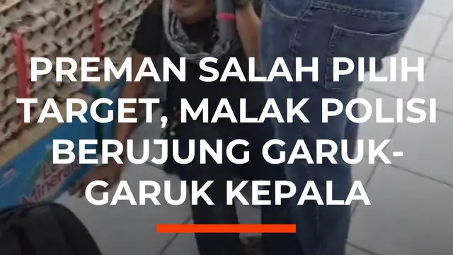Preman Salah Pilih Target, Malak Polisi Berujung Garuk-Garuk Kepala