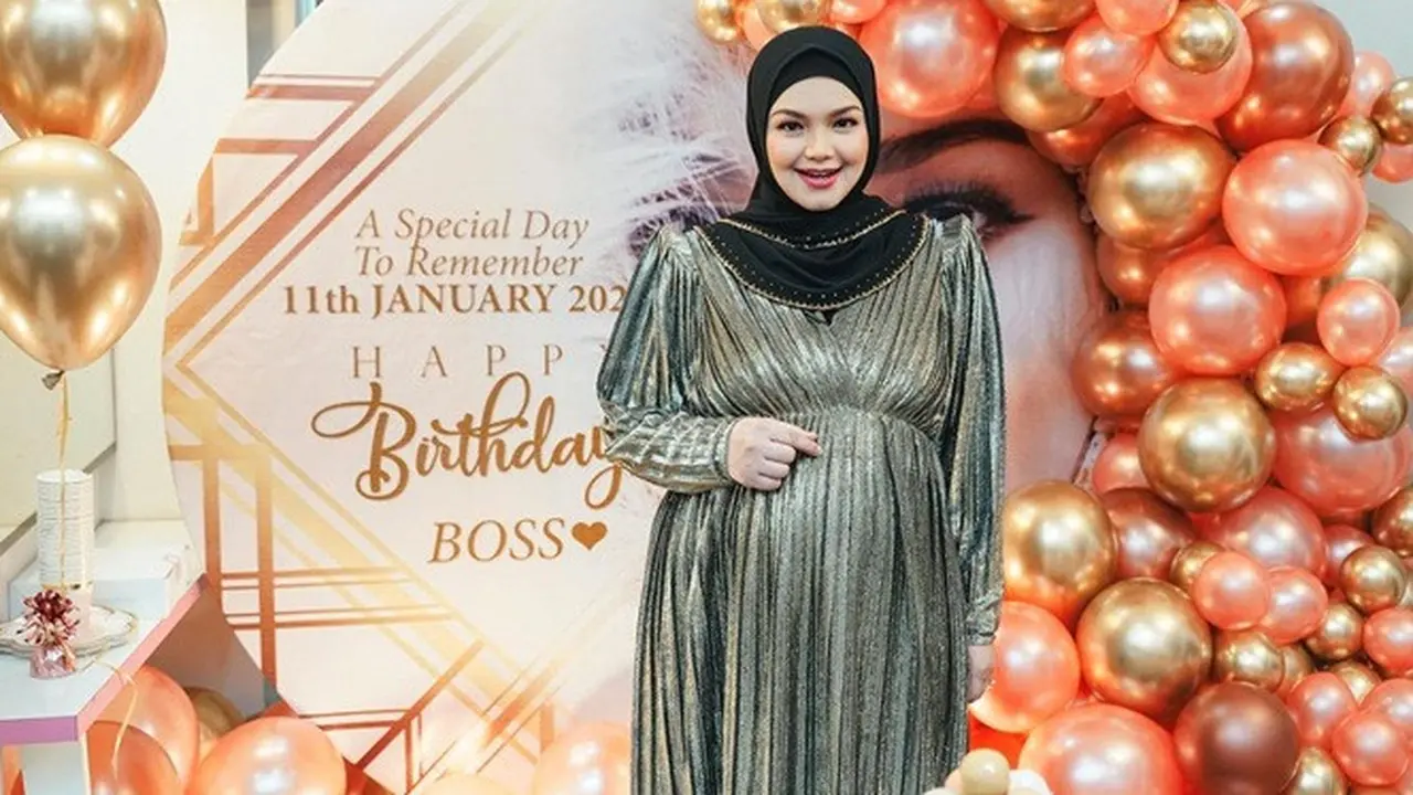 7 Potret Meriah Ulang Tahun Siti Nurhaliza Ke-42, Baby Bumpnya Jadi Sorotan