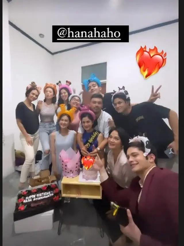 Kejutan ulang tahun Hana Saraswati (Foto: Instagram/@asha.assuncao)