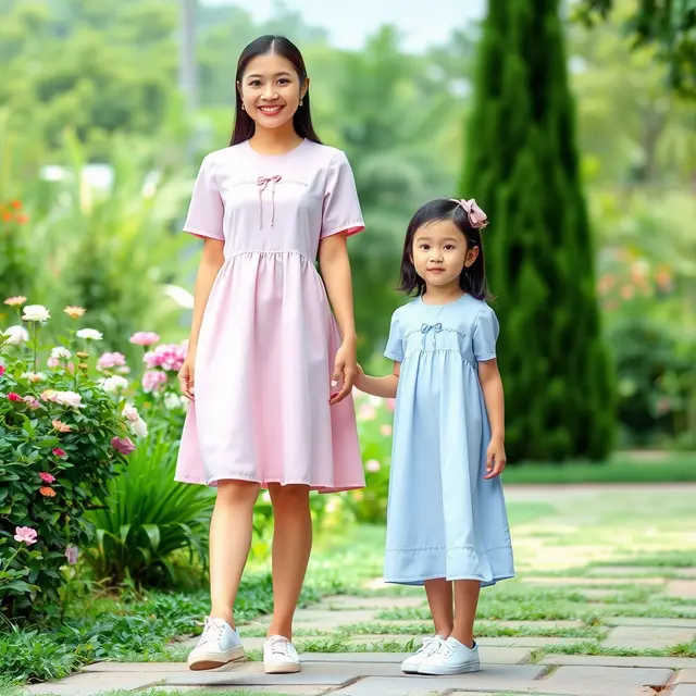 6 Rekomendasi Model Baju Couple Ibu dan Anak, Bisa Jadi Pilihan