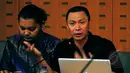 Ketua Panitia Hari Film Nasional 2015, Lance Mengong saat memberikan keterangan pers di gedung Kementerian Pendidikan dan Kebudayaan, Sudirman, Jakarta, Kamis (12/3/2015). (Liputan6.com/Yoppy Renato)