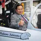 Menteri Pertahanan Republik Indonesia (Menhan RI) Prabowo Subianto saat menaiki Jet Tempur F-15EX besutan Boeing Company. (Foto: Tim Dokumentasi Kemhan)