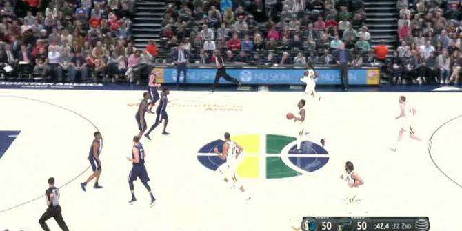 VIDEO : Cuplikan Pertandingan NBA, Jazz 97 vs Mavericks 90