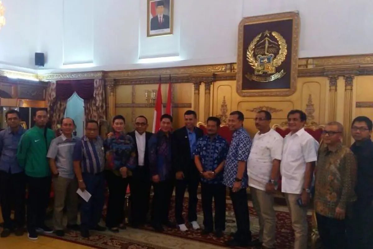 PSSI bertemu Gubernur Sulsel