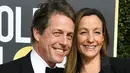 Hugh Grant akhirnya menikah dengan produser televisi asal Swedia, Anna Eberstein. (VALERIE MACON  AFP)