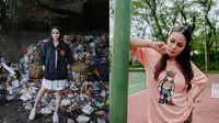Tampil Modis, Ini 6 Gaya Momo Geisha Lakukan Pemotretan di Tempat Tak Biasa