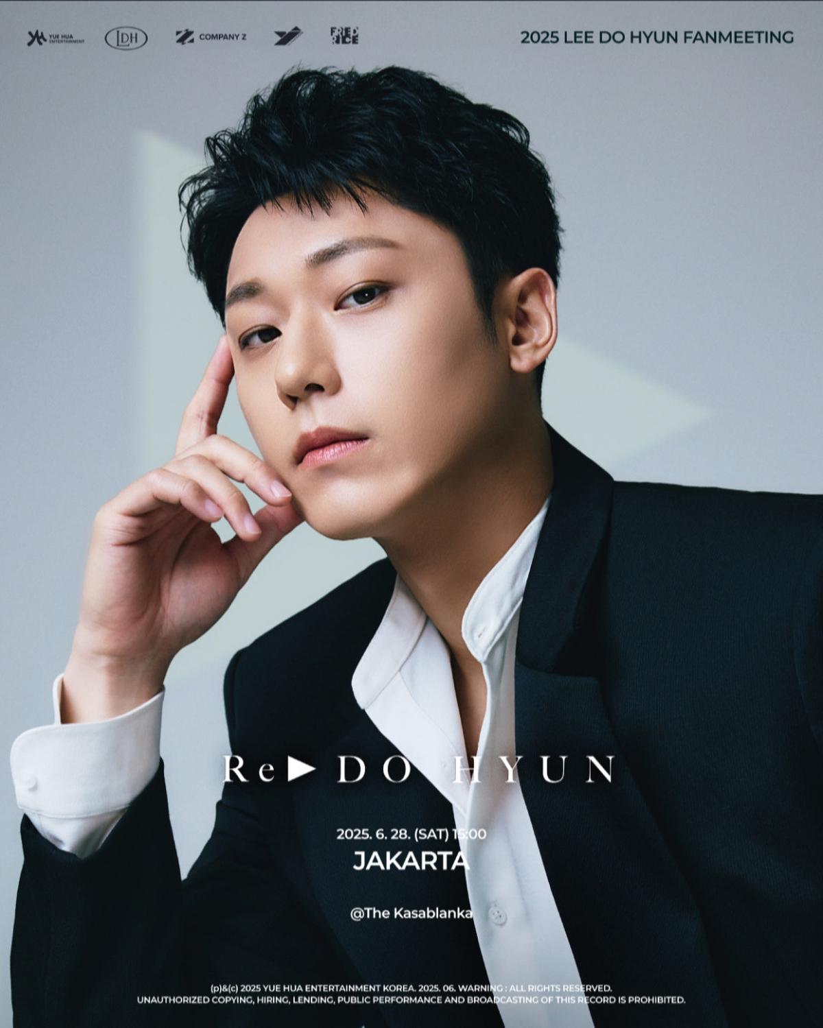Detail Lengkap Fanmeeting Lee Do Hyun di Jakarta, Harga Tiket, Seat Plan Hingga Fan Benefit