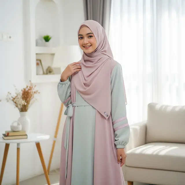 Outfit Lebaran Remaja Wanita (Gemini AI)