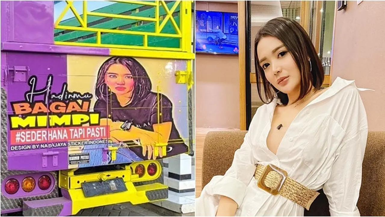 7 Potret Wika Salim Saat Hiasi Bak Truk Ini Jadi Perhatian