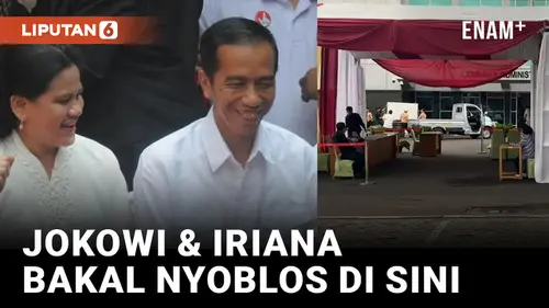 VIDEO: Presiden Jokowi dan Iriana Akan Nyoblos di TPS 10 Gambir