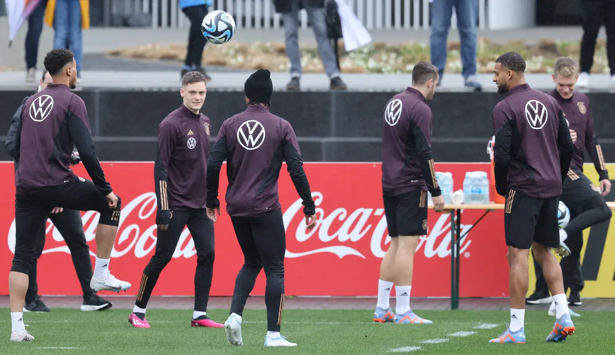 Jerman terakhir kali menghadapi Peru adalah dalam laga friendly tahun 2018. (Photo by Daniel ROLAND / AFP)