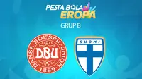 Piala Eropa - Euro 2020 Denmark Vs Finlandia (Bola.com/Adreanus Titus)
