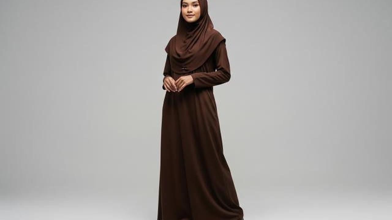 ilustrasi gamis syar'i