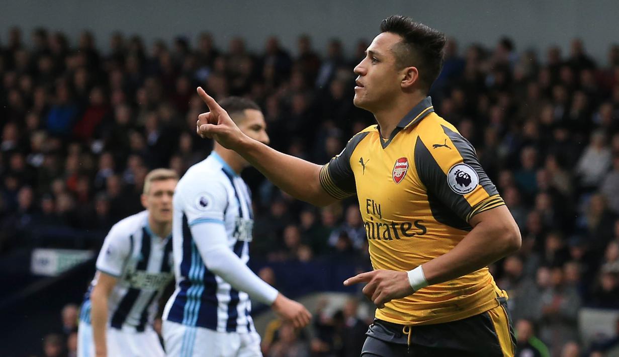 3. Alexis Sanchez (Arsenal) - 18 Gol. (AFP/Lindsey Parnaby)