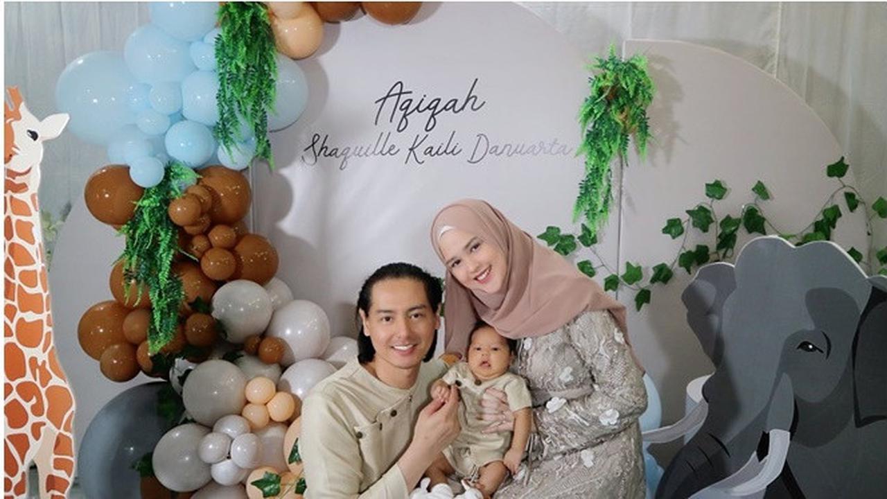 7 Potret Akikah Shaquille Kaili Anak Cut Meyriska, Bertema Kebun Binatang