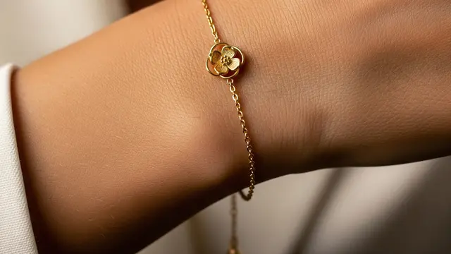 9 Model Gelang Emas 5 Gram Rantai Kecil untuk Acara Pernikahan