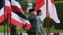 Presiden Prabowo juga akan melakukan pertemuan dengan Perdana Menteri Thailand Paetongtarn Shinawatra. Pertemuan bilateral tersebut juga akan membahas penguatan kerja sama di berbagai bidang. (Lillian SUWANRUMPHA/AFP)