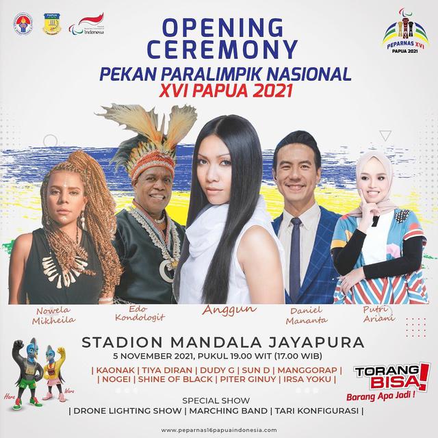 Anggun di Papua (Foto: Instagram/@peparnas16papua)