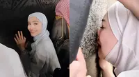 Artis Indonesia Pernah Pegang Ka’bah (Sumber:IG/febbyrastanty, celineevangelista)