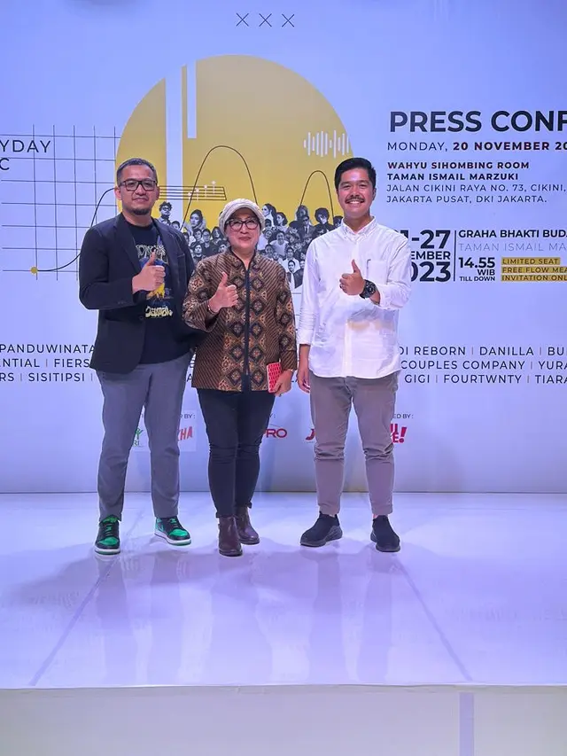 Suasana konferensi pers Everyday Festival 2023 di Taman Ismail Marzuki Jakarta, Senin, 20 November 2023. (Foto: Dok. Tim Everyday Festival)
