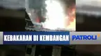 Kebakaran ini terekam dalam video amatir milik warga.