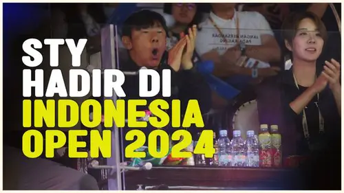 VIDEO: Momen Pelatih Timnas Indonesia, Shin Tae-yong Hadir di Final Indonesia Open 2024
