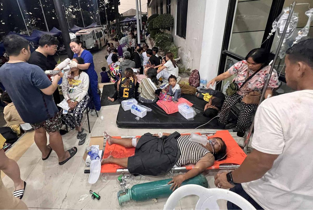 FOTO: Gempa Dahsyat Guncang Filipina Tengah, Puluhan Warga Tewas