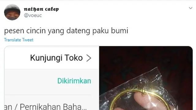 beli cincin kena zonk