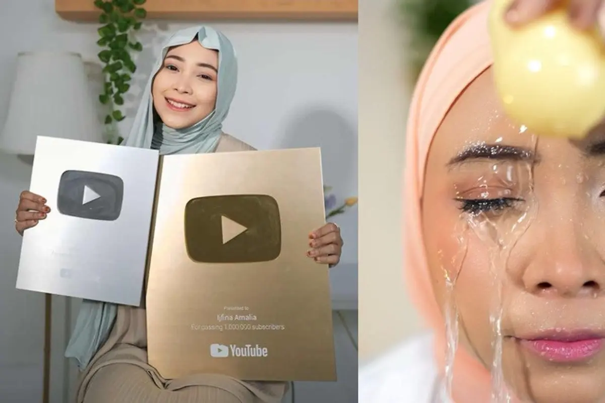 Tips Make Up Awet & Anti Luntur ala Ijfina Amalia, Konten Kreator YouTube Shopping Affiliates & Shopee