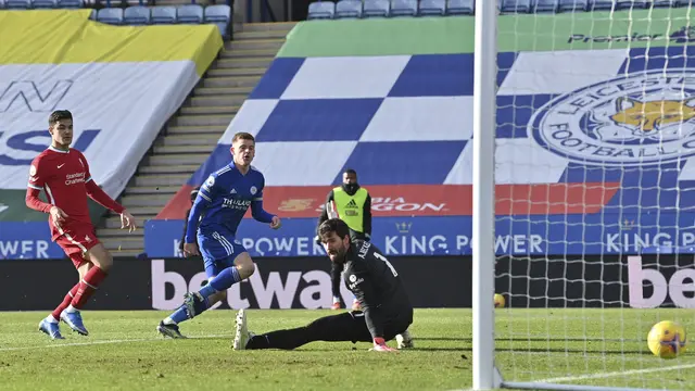 Leicester City Sikat Liverpool 3-1