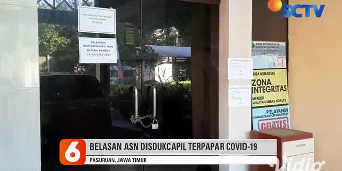 VIDEO: Kantor Dispendukcapil Pasuruan Belum Beroperasi, Belasan ASN Jalani Karantina