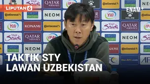 Taktik Shin Tae-yong di Laga Semifinal Piala Asia U23 Indonesia vs Uzbekistan