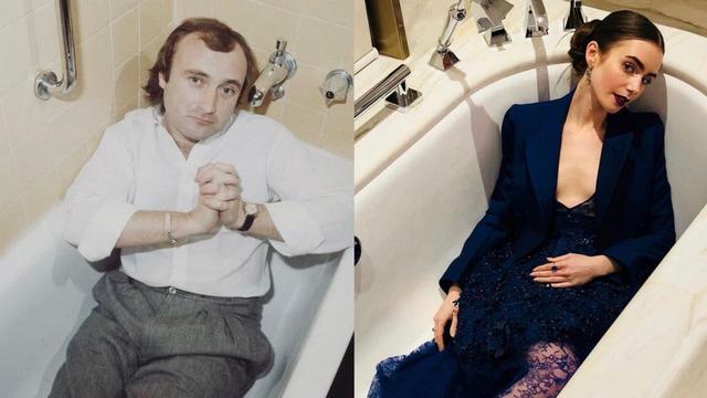 Lily Collins bandingkan dirinya dengan sang ayah, Phil Collins