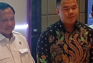 Menteri Dalam Negeri Tito Karnavian saat penutupan rakernas APKASI di Batam.