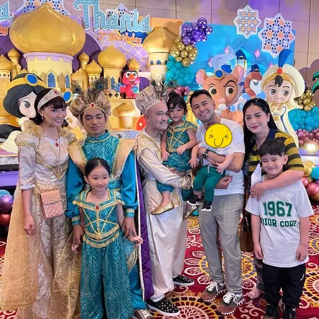 6 Potret Artis di Ulang Tahun Anak Ruben Onsu, Penampilan Fuji Curi Perhatian