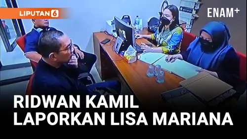 VIDEO: Ridwan Kamil Laporkan Lisa Mariana ke Bareskrim Polri atas Pencemaran Nama Baik