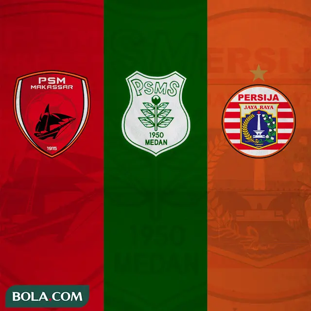 Klub Penguasa Era Perserikatan: PSM Makassar, PSMS Medan, Persija Jakarta