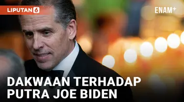 Putra Presiden Joe Biden Dikenai 9 Dakwan, Terancam Hukuman 17 Tahun Penjara