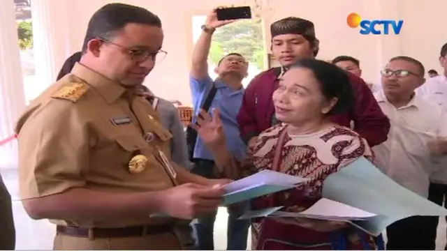 Tradisi Ahok Terima Aduan Warga di Balai Kota Diteruskan Anies