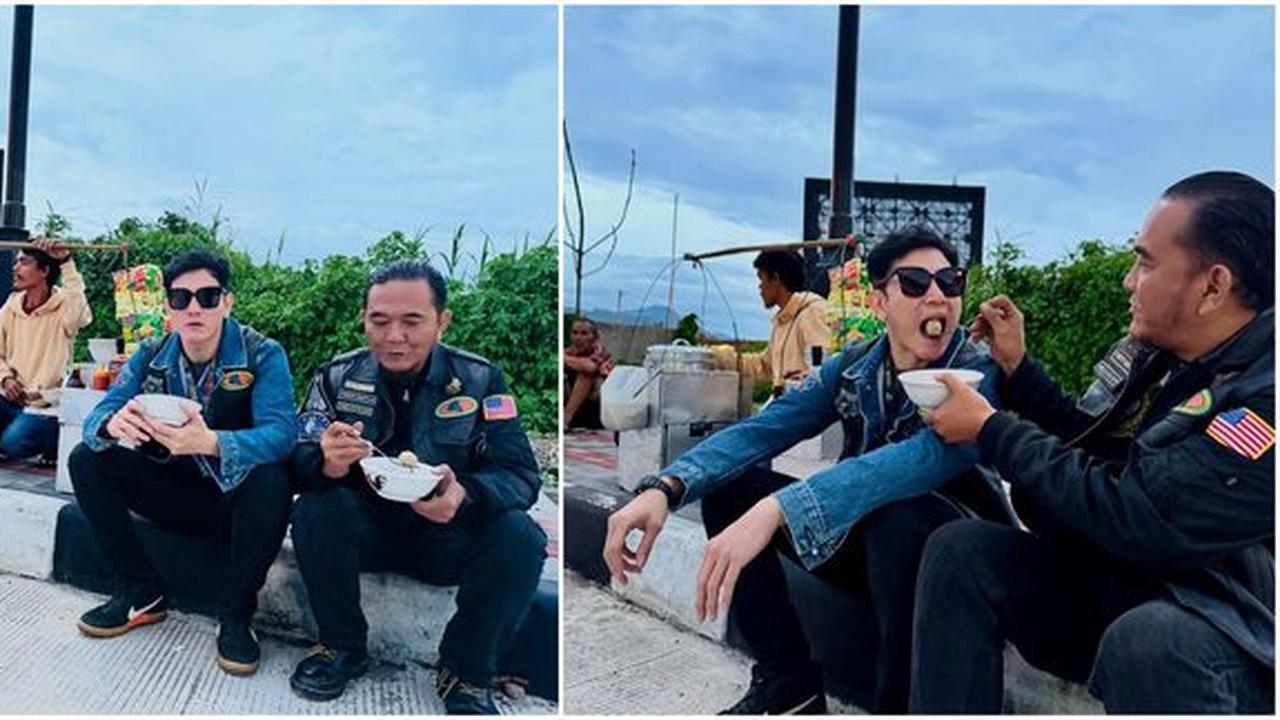 Tak Malu, Vino G. Bastian saat Nikmati Cuanki di Pinggir Jalan