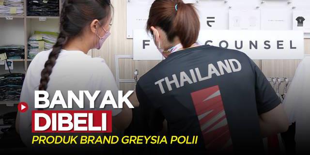 VIDEO: Produk Brand Greysia Polii Diburu di Indonesia Masters 2022, Atlet Bulutangkis Thailand Beli Banyak Kaus