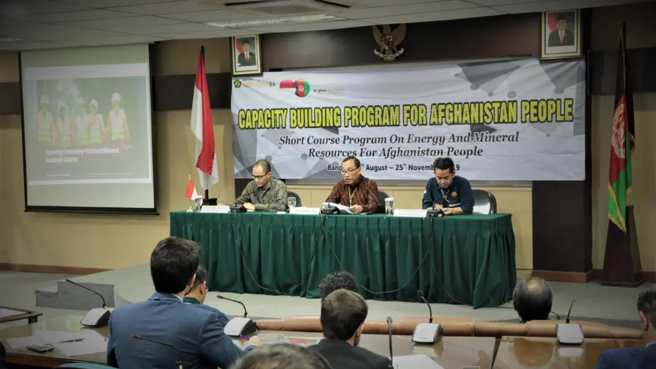 PPSDM Geominerba Gelar Gelombang Terakhir Capacity Building untuk Afghanistan