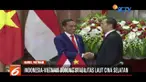 Kunjungi Vietnam, Presiden Jokowi dan Presiden Tran Dai Quang sepakat tingkatkan kerja sama bidang perdagangan dan pemberantasan illegal fishing.