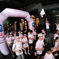 The Langham Pink Run 2025 memadukan gaya hidup sehat dengan kepedulian sosial, mendukung penyintas kanker dan mempromosikan kesehatan. (The Langham Jakarta)