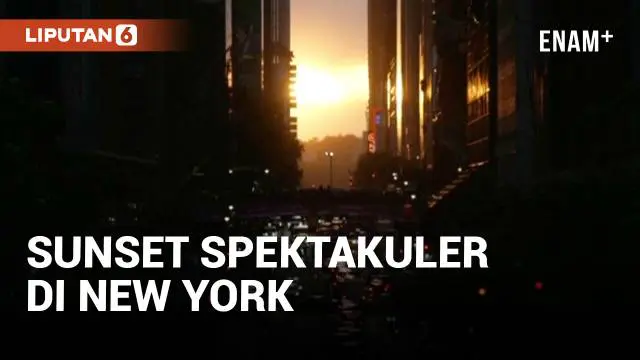 Dua kali setahun, warga New York dan pengunjung kota disuguhi fenomena yang dikenal sebagai Manhattanhenge, saat matahari terbenam sejajar dengan grid jalan Manhattan dan tenggelam di bawah cakrawala yang dibingkai oleh deretan gedung pencakar langit...