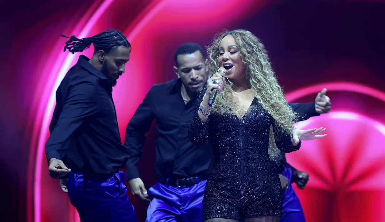 Untuk diketahui, ini menjadi penampilan ketiga kali Mariah Carey di Indonesia. (Kapanlagi.com/Budy Santoso)