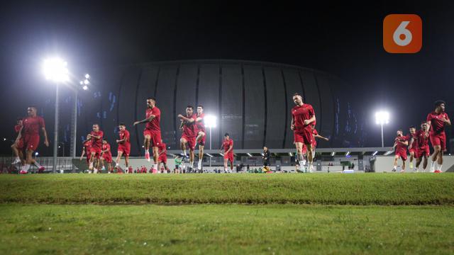 Latihan Timnas Indonesia Menjelang Laga FIFA Matchday Melawan Burundi