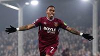 Meskipun begitu, West Ham berhasil mencuri gol pada menit ke-65 melalui Crysencio Summerville. (AP Photo/PA/John Walton)