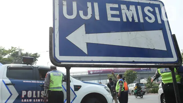 Uji Emisi Kendaraan Polri