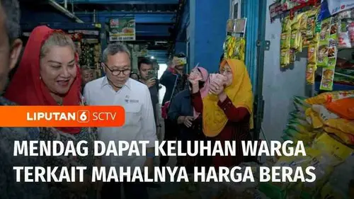 VIDEO: Cek Harga dan Stok Beras di Pasar, Mendag: Harga Naik Akibat Cuaca Ekstrem